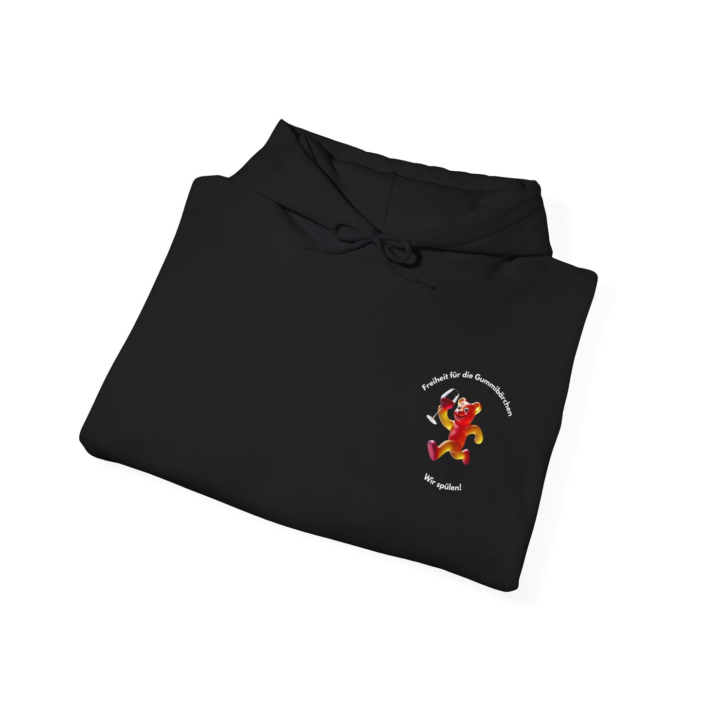 Unisex "Freiheit für die Gummibärchen" Hoodie schwarz