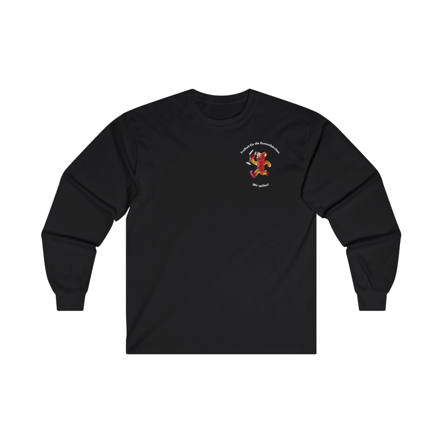 Unisex "Freiheit für die Gummibärchen" Pullover schwarz