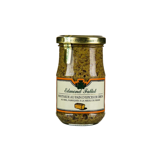 Dijon Senf mit Gewürzbrot und Honig