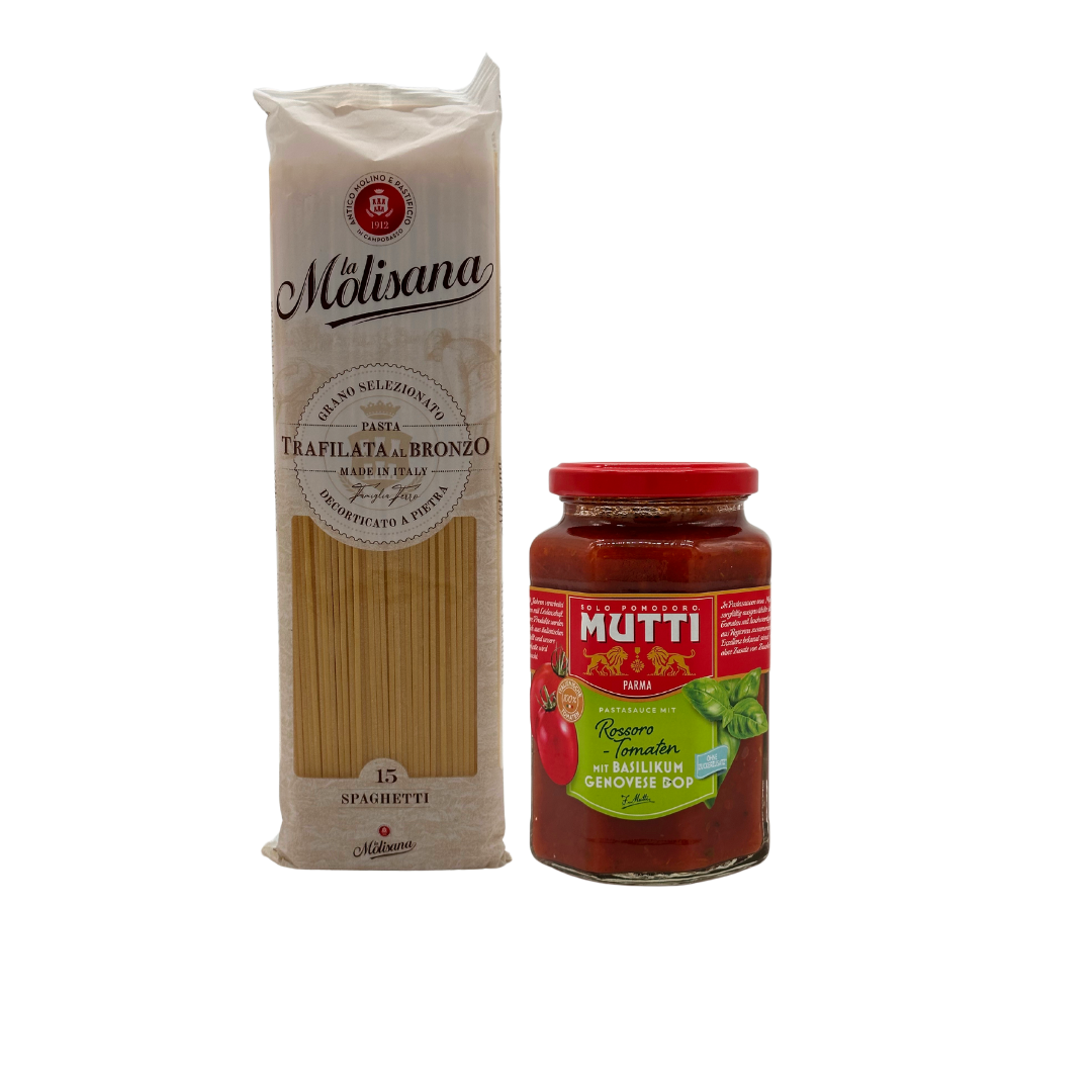 Italienische Tomatensauce mit Spaghetti